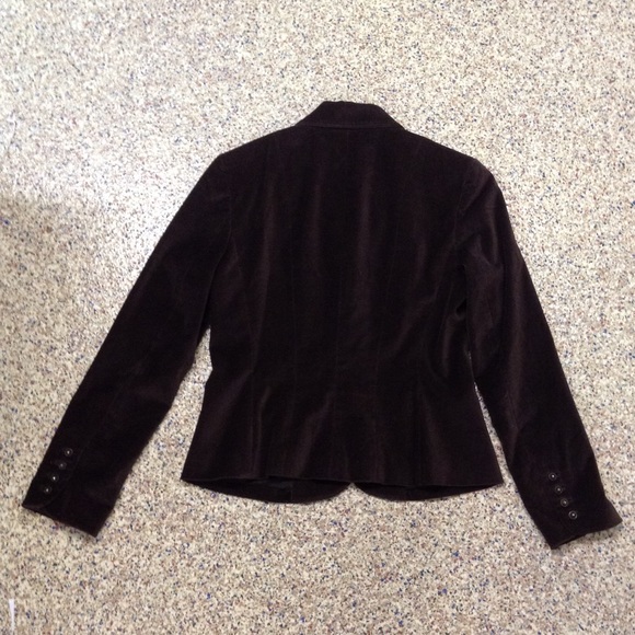 Brown velvet jacket Tahari sz 12 - Picture 5 of 5